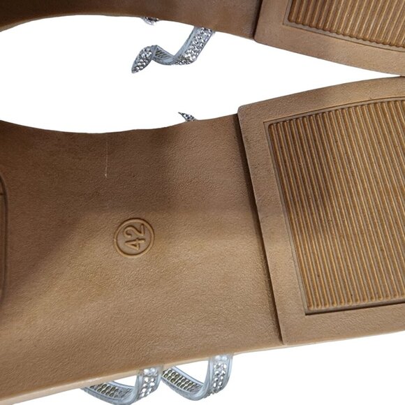 Unbranded Slip‎ on Rhinestone Sandals Women's Size 42 - Picture 9 of 10